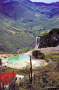 Hierve el agua. Panoramica